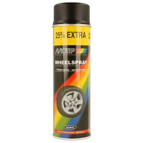 MOTIP Keréktárcsa festék matt fekete 500ml