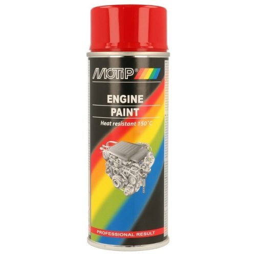 MOTIP Motorblokk piros színű festék spray 400ml