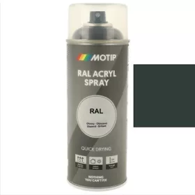   MOTIP Ipari festék spray RAL 6012 feketészöld fényes 400 ml