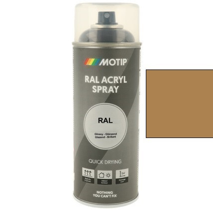 MOTIP Ipari festék spray RAL 1011 barnás bézs fényes 400 ml