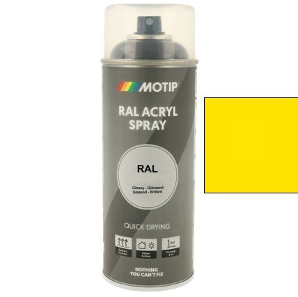 MOTIP Ipari festék spray RAL 1018 cinksárga fényes 400 ml