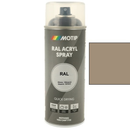 MOTIP Ipari festék spray RAL 1019 szürkebézs fényes 400 ml
