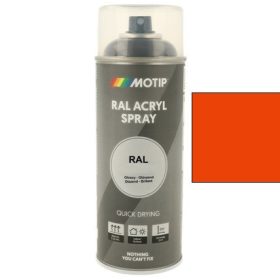   MOTIP Ipari festék spray RAL 2009 közlekedési narancs fényes 400 ml