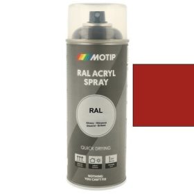   MOTIP Ipari festék spray RAL 3002 kárminpiros fényes 400 ml