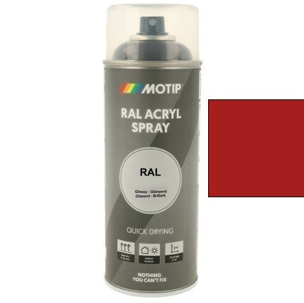 MOTIP Ipari festék spray RAL 3001 rikítópiros fényes 400 ml