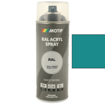 MOTIP Ipari festék spray RAL 5018 türkizkék fényes 400 ml