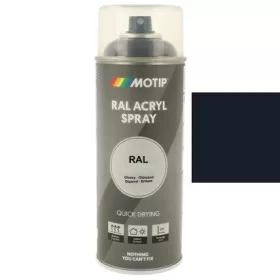   MOTIP Ipari festék spray RAL 5004 kékes fekete fényes 400 ml