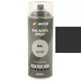 MOTIP Ipari festék spray RAL 7021 szürkés fekete 400 ml