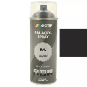   MOTIP Ipari festék spray RAL 9017 közlekedési fekete matt 400 ml