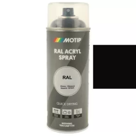   MOTIP Ipari festék spray RAL 9005 selyemfényű fekete 400 ml