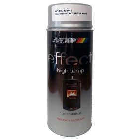   MOTIP DECO Effekt 800˚C-ig Hőálló Ezüst Festék spray 400ml