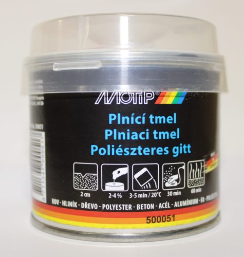 MOTIP GITT Poliészteres gitt v.szürke 1kg