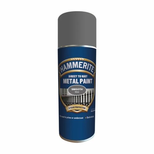 Hammerite Fényes Festék Spray 400ml - ezüst