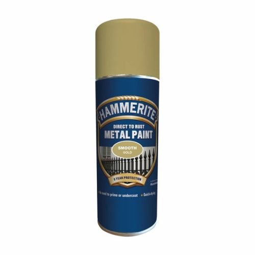 Hammerite Fényes Festék Spray 400ml - Arany sárga fényes