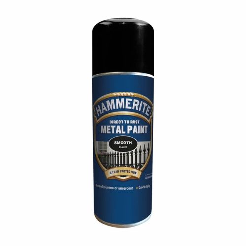 Hammerite Fényes Festék Spray 400ml - Fekete