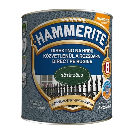 Hammerite festék - Kalapácslakk - Sötétzöld 2,5 l