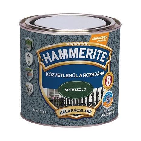 Hammerite festék - Kalapácslakk - Sötétzöld 250 ml