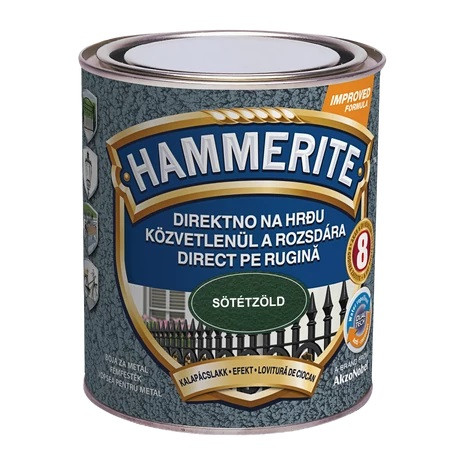 Hammerite festék - Kalapácslakk - Sötétzöld 750 ml
