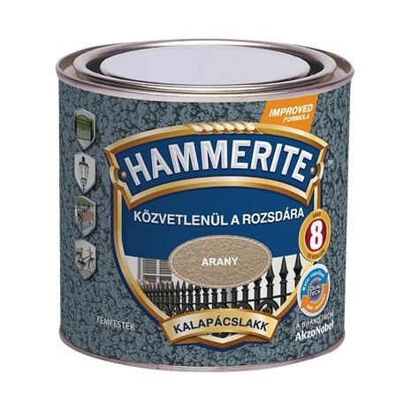 Hammerite festék - Kalapácslakk - Arany sárga 250 ml