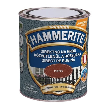 Hammerite festék - Kalapácslakk - Piros 750 ml
