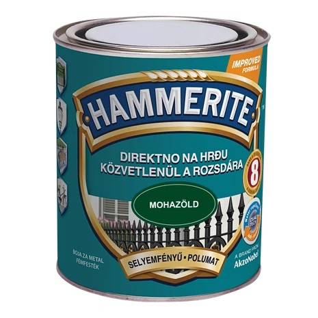 Hammerite festék - Selyemfényű - Mohazöld 750 ml