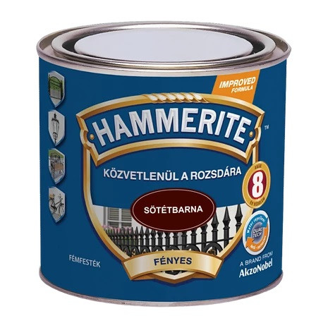 Hammerite festék - Fényes - Sötétbarna 250 ml