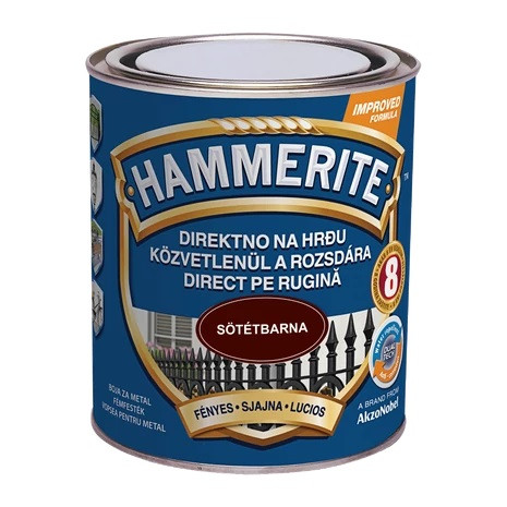 Hammerite festék - Fényes - Sötétbarna 750 ml