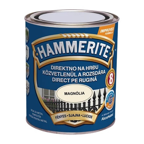 Hammerite festék - Fényes - Magnólia 750 ml