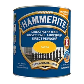 Hammerite festék - Fényes - Sárga 2,5 l