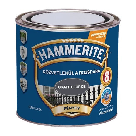 Hammerite festék - Fényes - Grafitszürke 250 ml