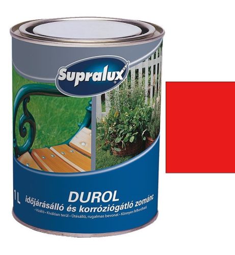 Supralux Durol festék Piros 1 l