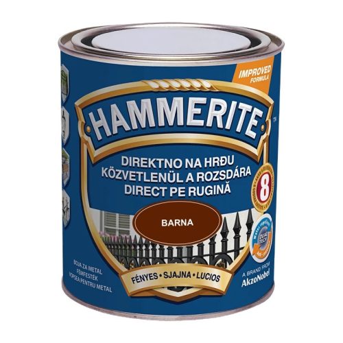 Hammerite festék - Fényes - Barna 750 ml