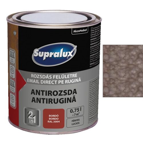 Supralux Antirozsda - Kalapácslakk - 750 ml, Barna