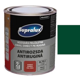 Supralux Antirozsda - Fényes - 750 ml, RAL 6005 mohazöld