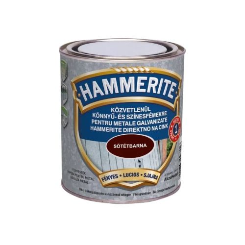 Hammerite festék könnyű- és színesfémre - Sötétbarna 750 ml