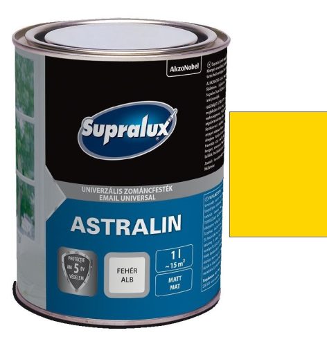 Supralux Astralin Selyemfényű festék Sárga 250 ml
