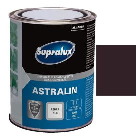 Supralux Astralin Selyemfényű festék Sötétbarna 250 ml