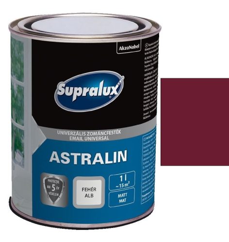 Supralux Astralin Selyemfényű festék vörösesbarna 250 ml