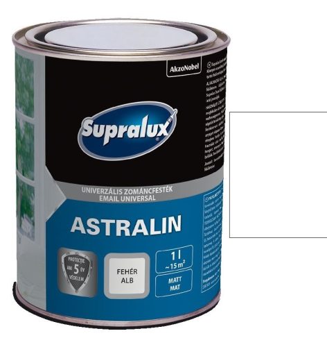 Supralux Astralin festék MATT Fehér 250 ml