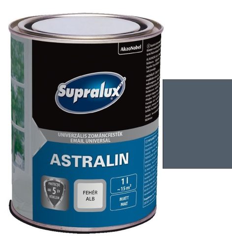 Supralux Astralin Selyemfényű festék Szürke 1 l