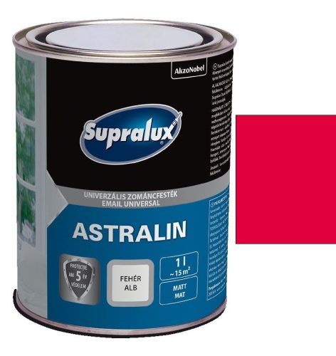Supralux Astralin Selyemfényű festék Piros 1 l