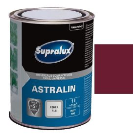 Supralux Astralin Selyemfényű festék vörösesbarna 1 l