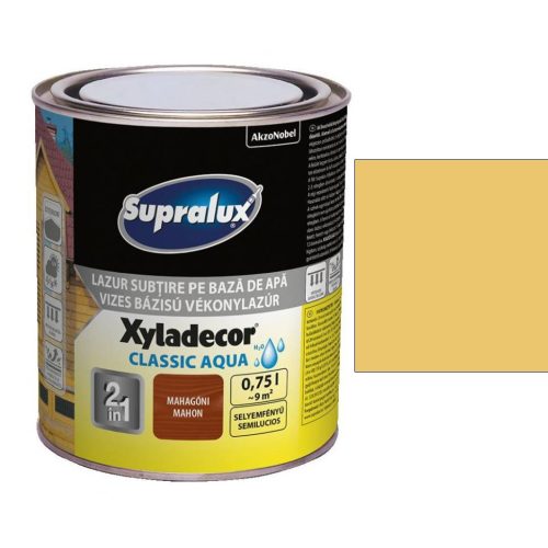 Supralux XYLADECOR Classic Aqua vékonylazúr Színtelen 750 ml
