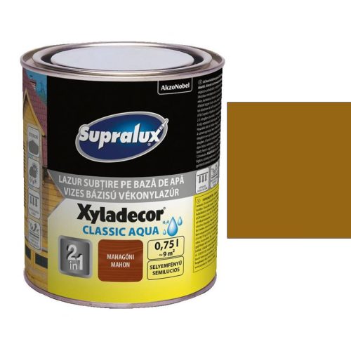 Supralux XYLADECOR Classic Aqua vékonylazúr Oregoni Fenyő 2,5 l