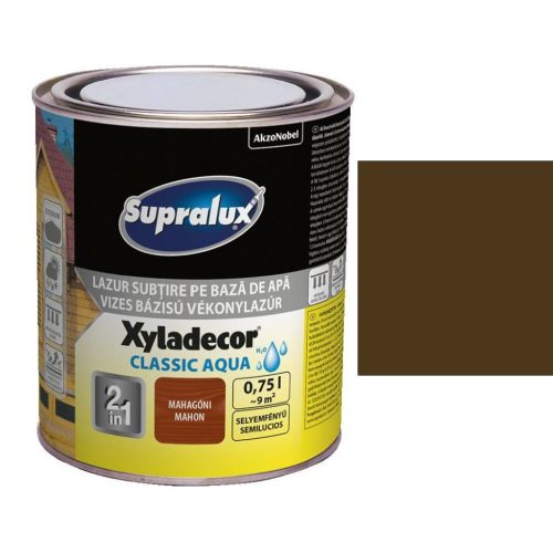 Supralux XYLADECOR Classic Aqua vékonylazúr Teak 750 ml