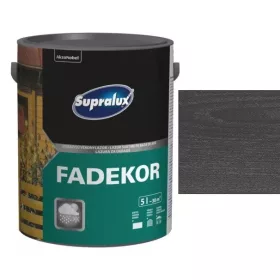 Supralux FADEKOR vízbázisú vékonylazúr Antracit 5 l