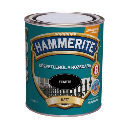 Hammerite festék - Matt - Fekete 750 ml