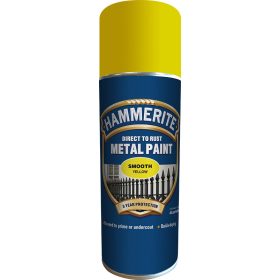 Hammerite Fényes Festék Spray Sárga 400ml