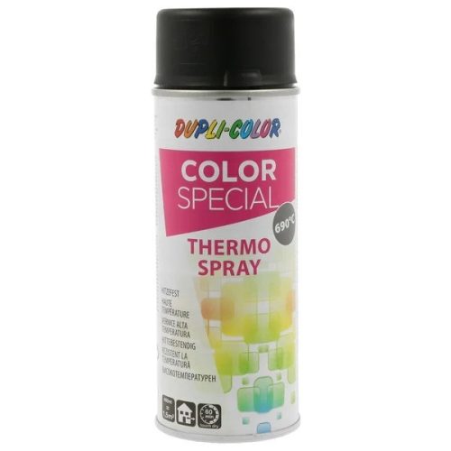 MOTIP DUPLI COLOR Colorspray 400ml - hőálló fekete 690°C