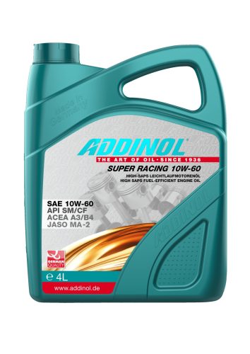ADDINOL motorolaj Super Racing 10W-60 - 4 liter